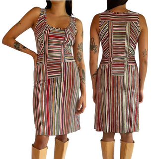 2000s Christian Lacroix Striped Dress (S-M)