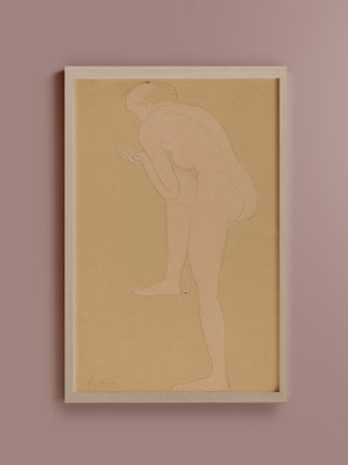 Watercolor Figure Print, 1840-1917