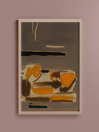 Untitled Oil & Gouache On Paper Print, 1959-1963