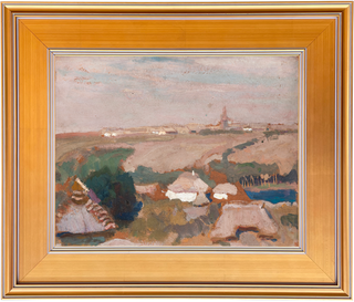 Museum Collection: Ukrainian Village Print, 1903