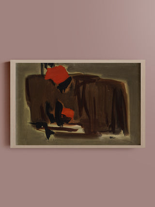 Untitled Oil On Canvas Print, 1950
