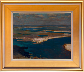 Museum Collection: The Dnieper River in Blue Print, 1907