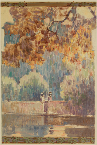 Fresnes Town Hall Mural Prints Collection (Set of 2), 1905