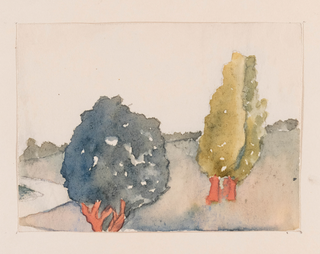 Three Trees Print, 1909