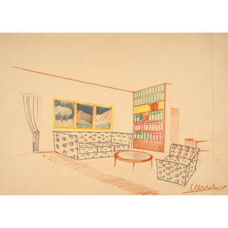 Living Room I Print, 1939