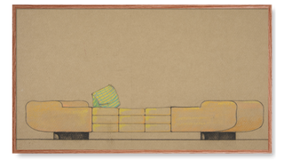 Elevation of a Daybed Print, 1932