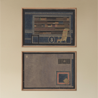 View of Interior for Paris Exhibition Prints Collection (Set of 2), 1925