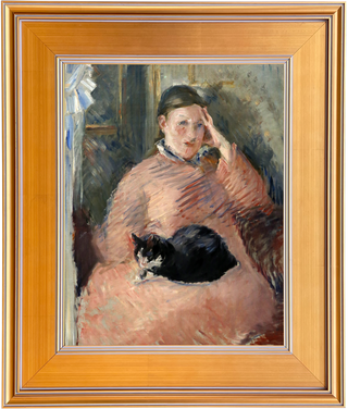 Museum Collection: Donna Con Gatto Print, 1880