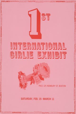 1st International Girlie Exhibit American Exhibition Poster, 1964