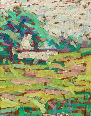 Landscape Sketch Print, 1870-1937