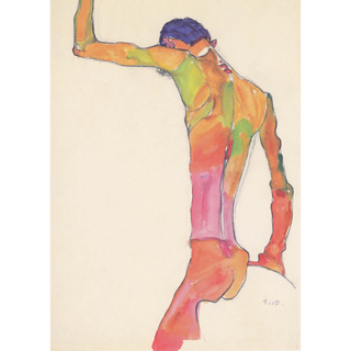 Male Nude Print, 1910