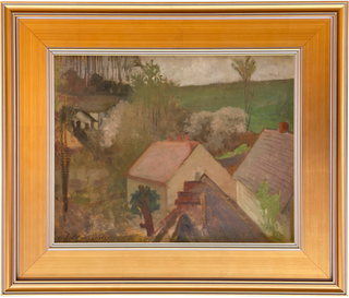 Museum Collection: Countryside Landscape with Houses Print, 1904-1908