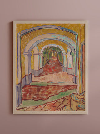 Corridor in the Asylum Print, 1889