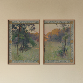 Vanves Town Hall Mural Prints Collection (Set of 2), 1902-1903