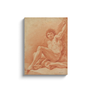 Male Figure Study Print, 1724