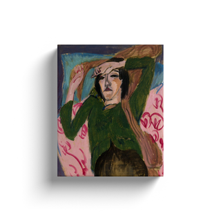 Woman in Green Jacket Print, 1913