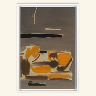 Untitled Oil & Gouache On Paper Print, 1959-1963