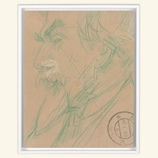 Portrait of Painter Jan Toorop Print, 1874-1925