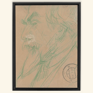 Portrait of Painter Jan Toorop Print, 1874-1925