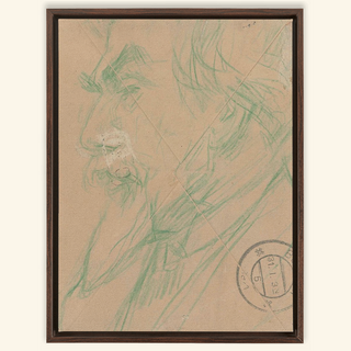 Portrait of Painter Jan Toorop Print, 1874-1925