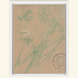 Portrait of Painter Jan Toorop Print, 1874-1925
