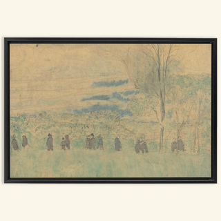 Landscape with Walkers Print, 1878-1940
