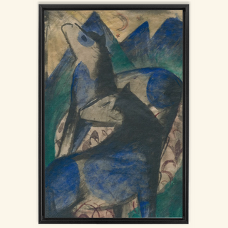 Two Blue Horses Print, 1913