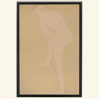 Watercolor Figure Print, 1840-1917