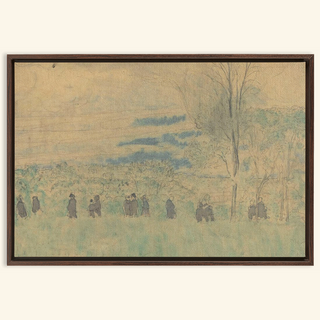Landscape with Walkers Print, 1878-1940