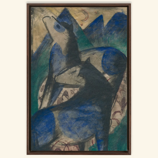 Two Blue Horses Print, 1913
