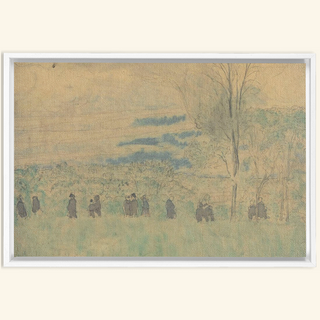 Landscape with Walkers Print, 1878-1940