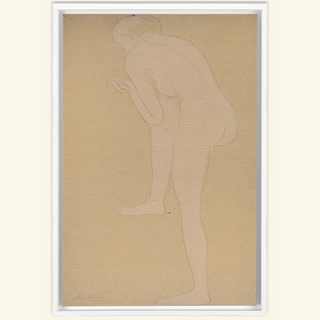 Watercolor Figure Print, 1840-1917