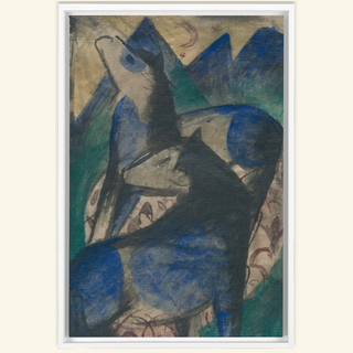 Two Blue Horses Print, 1913