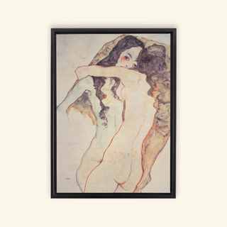 Two Women Hugging Print, 1911