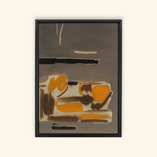 Untitled Oil & Gouache On Paper Print, 1959-1963