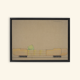 Elevation of a Daybed Print, 1932