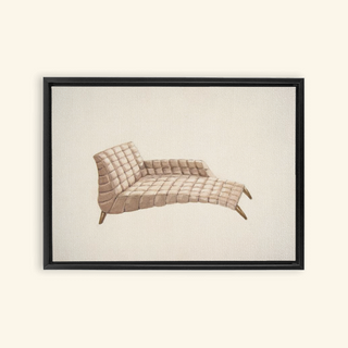 Quilted Chaise Print, 1935