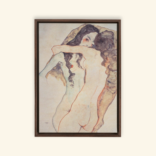 Two Women Hugging Print, 1911