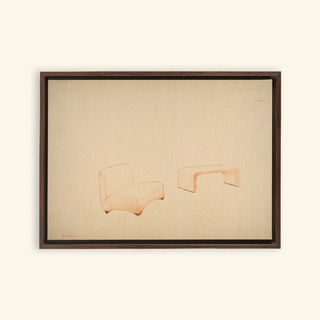 Lounge Chair & Table Print, 1937