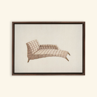 Quilted Chaise Print, 1935