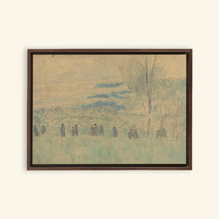Landscape with Walkers Print, 1878-1940