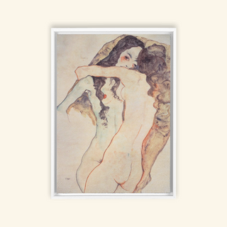 Two Women Hugging Print, 1911