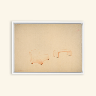 Lounge Chair & Table Print, 1937