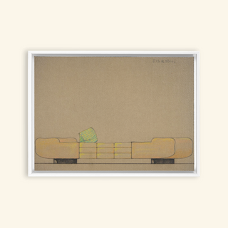 Elevation of a Daybed Print, 1932