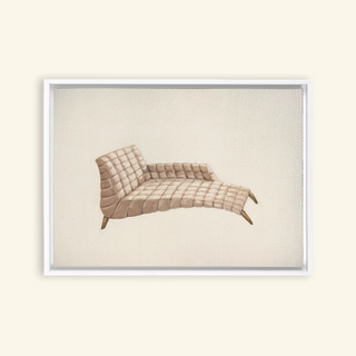 Quilted Chaise Print, 1935