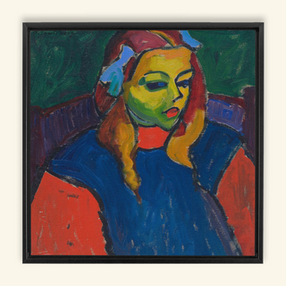 Girl with Green Face Print, 1910