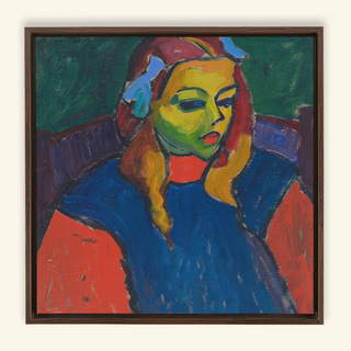 Girl with Green Face Print, 1910