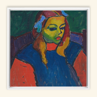 Girl with Green Face Print, 1910