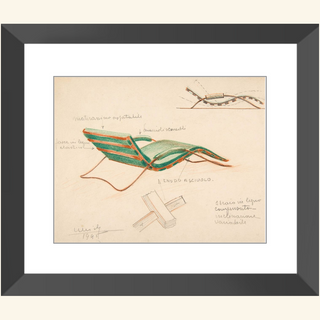 Green Chaise Print, 1945