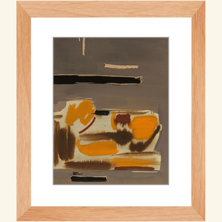 Untitled Oil & Gouache On Paper Print, 1959-1963